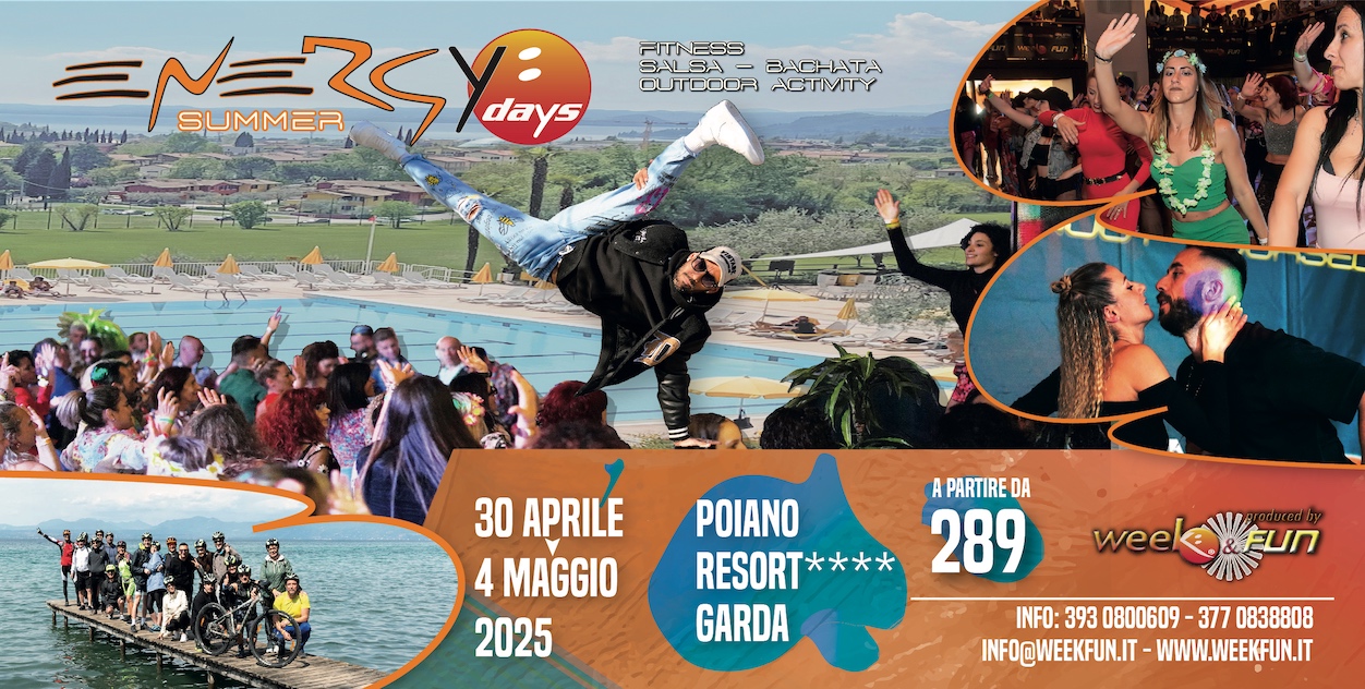 30 Aprile - 4 Maggio Energydays a Garda